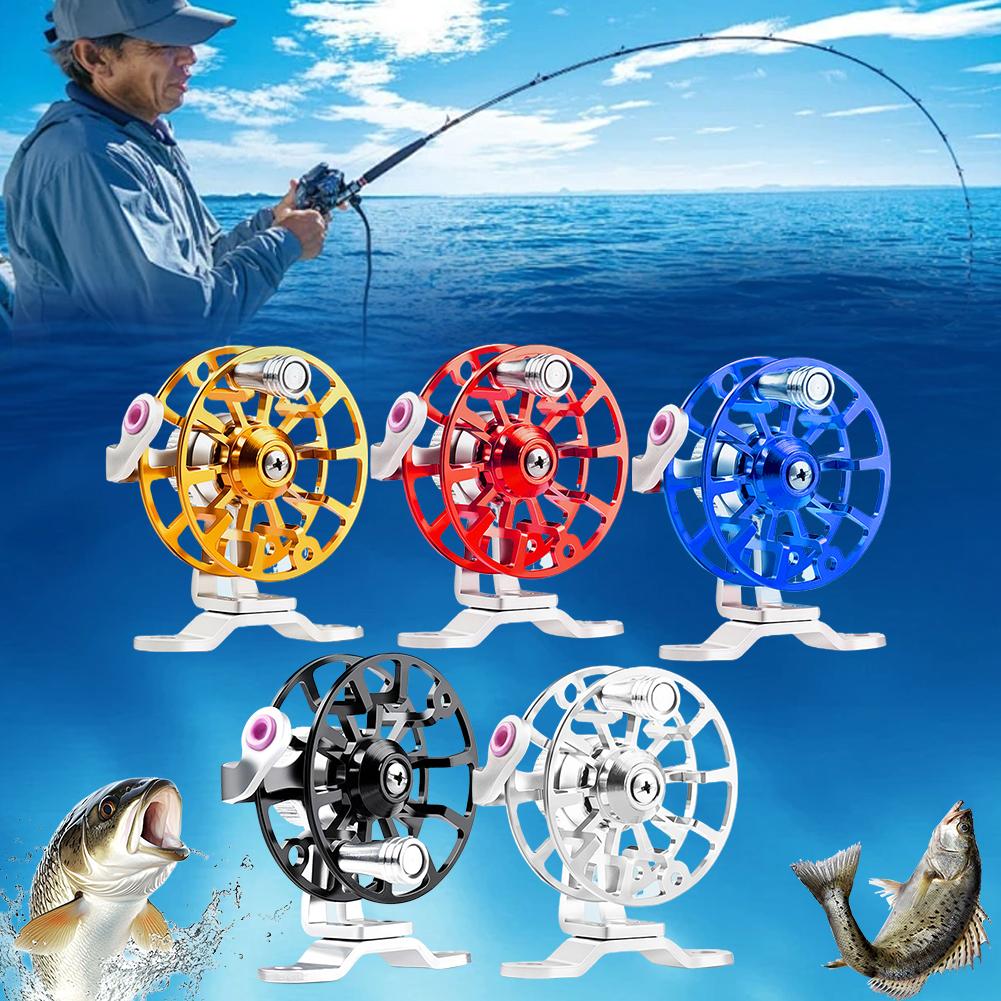 Ice Fishing Reel - Mini Tam Metal Balıkçılık Makarası Taşınabilir