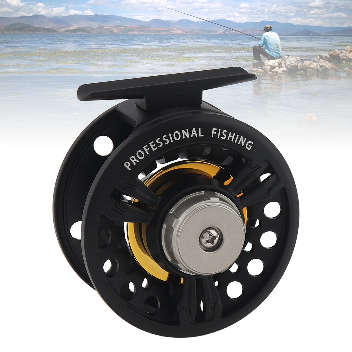 Ice Fishing Reel - 3BB Rulman Tam Metal Sinek Balık