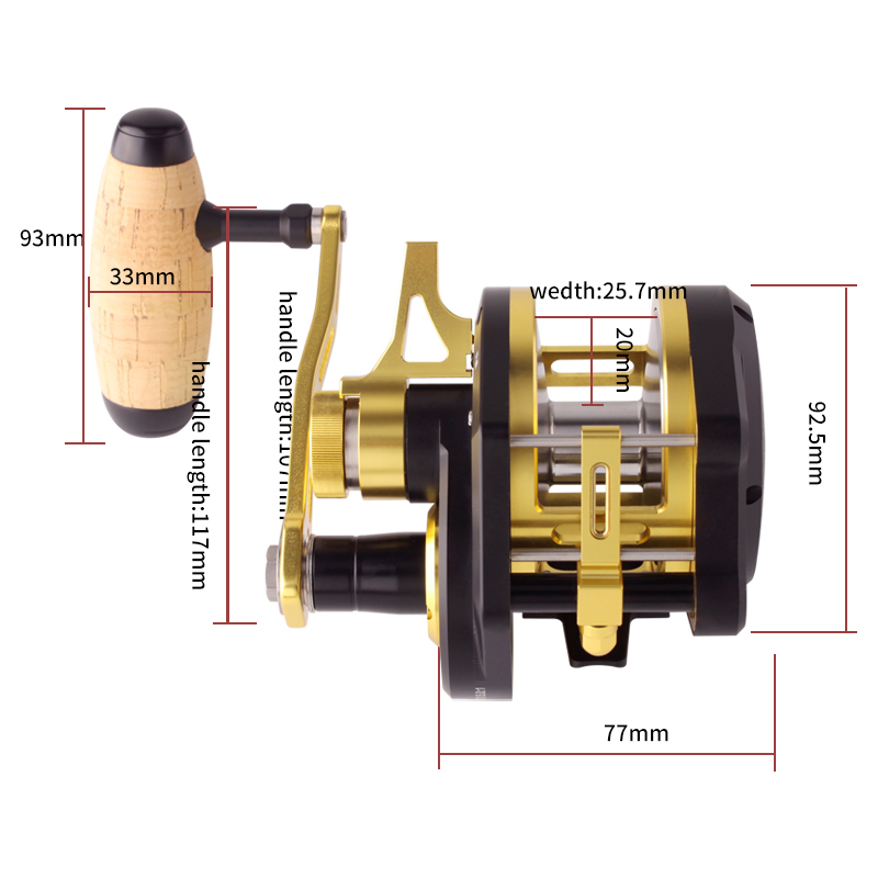 Reel Drag Knob - RUKE Metal Makara Yavaş Jigging Tamburları